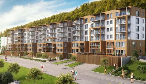 Fløifjell eksteriør illustrasjon